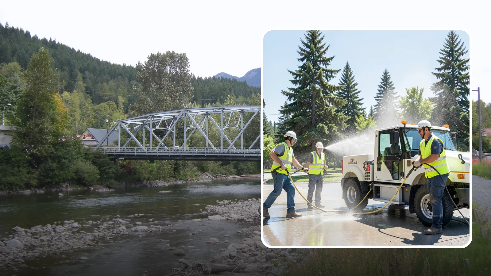 Municipal Fleet Washing in Skykomish, King County, WA - We wash municipal vehicles and equipment on-site with compliant wash-water handling for Western Washington public works fleets.