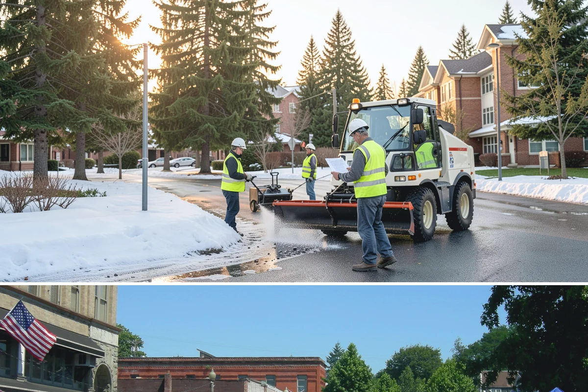 Municipal Fleet Washing in Snohomish, Snohomish County, WA - Fleet washing continues year-round, with increased frequency during winter to remove corrosive road deicing residues.