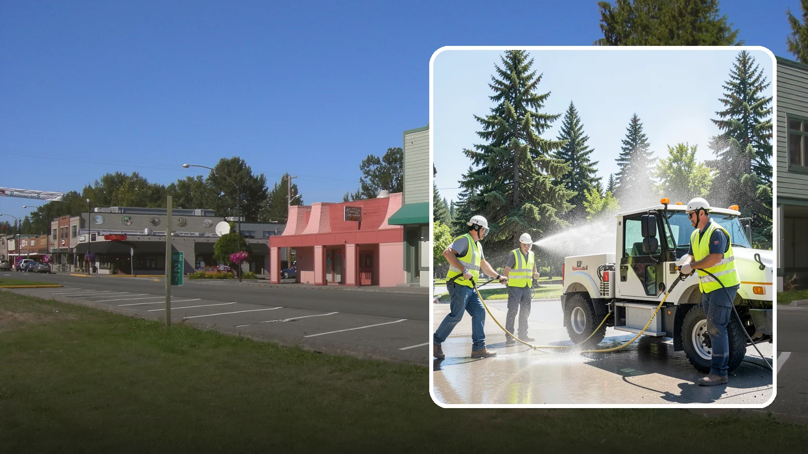 Municipal Fleet Washing in Snoqualmie, King County, WA - We wash municipal vehicles and equipment on-site with compliant wash-water handling for Western Washington public works fleets.