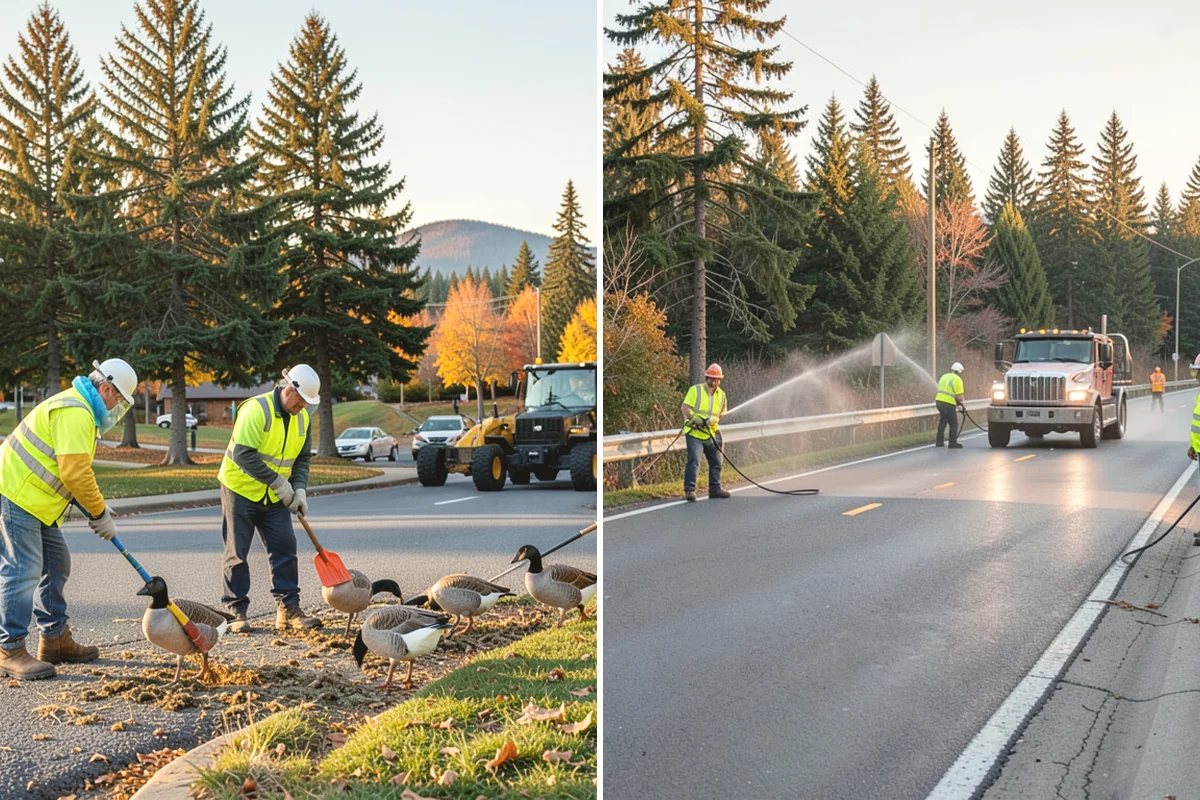 Municipal Fleet Washing in Steilacoom, Pierce County, WA - We assess the fleet, wash location, and drainage conditions
