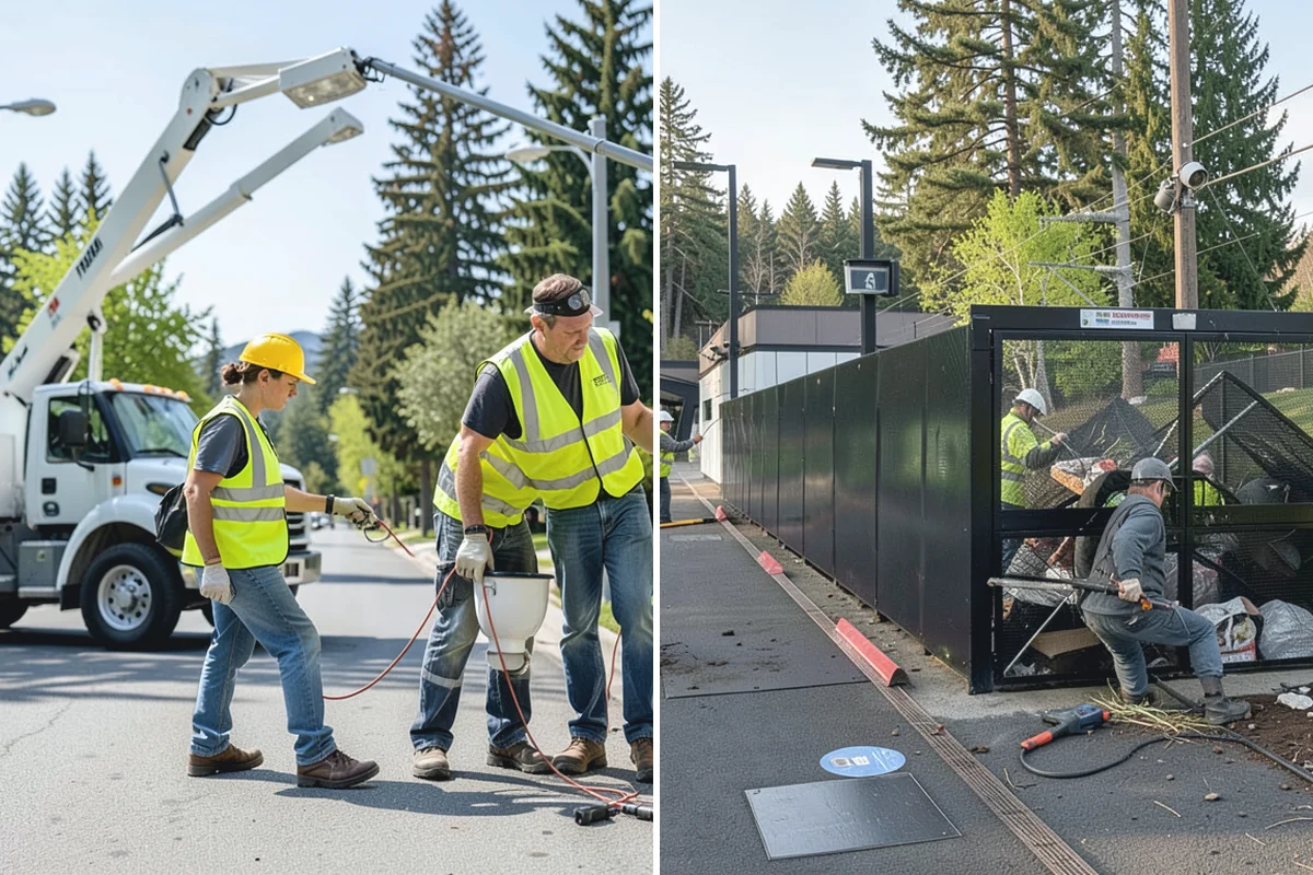 Municipal Fleet Washing in Wilkeson, Pierce County, WA - We assess the fleet, wash location, and drainage conditions
