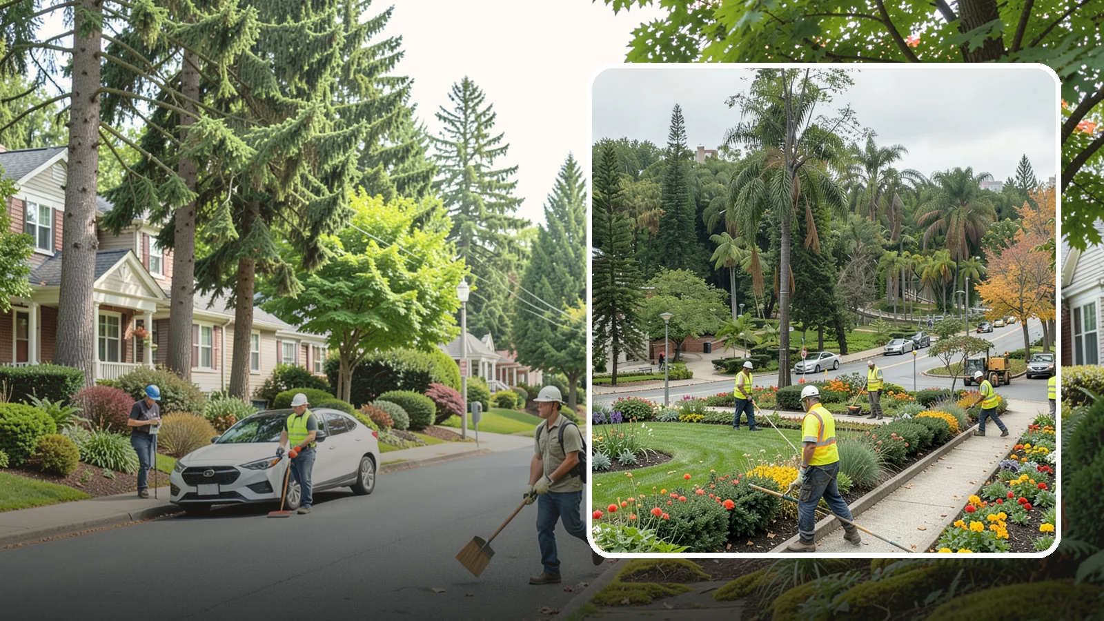Municipal Flower Program in Beaux Arts Village, King County, WA - We design, plant, and maintain seasonal flower displays for downtowns, entries, and civic spaces across Western Washington.