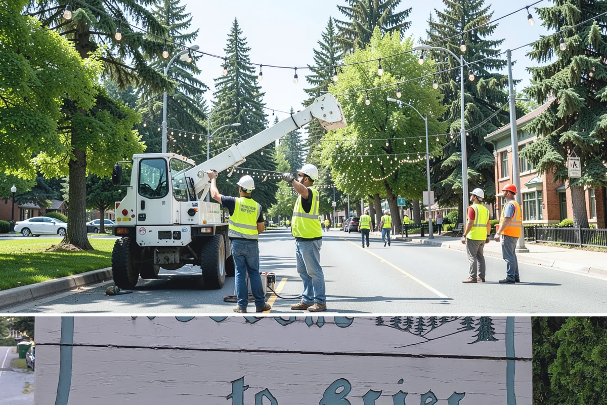 Municipal Flower Program in Brier, Snohomish County, WA - Displays rotate with the seasons, with spring and summer annuals installed after the last frost and fall and holiday plantings...