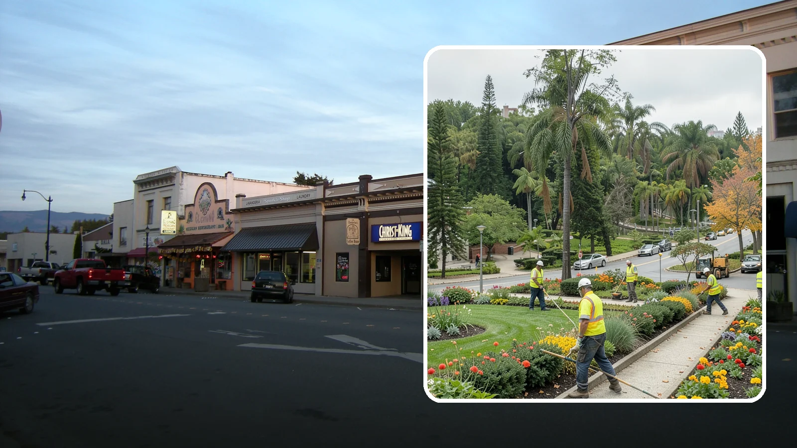 Municipal Flower Program in Burlington, Skagit County, WA - We design, plant, and maintain seasonal flower displays for downtowns, entries, and civic spaces across Western Washington.
