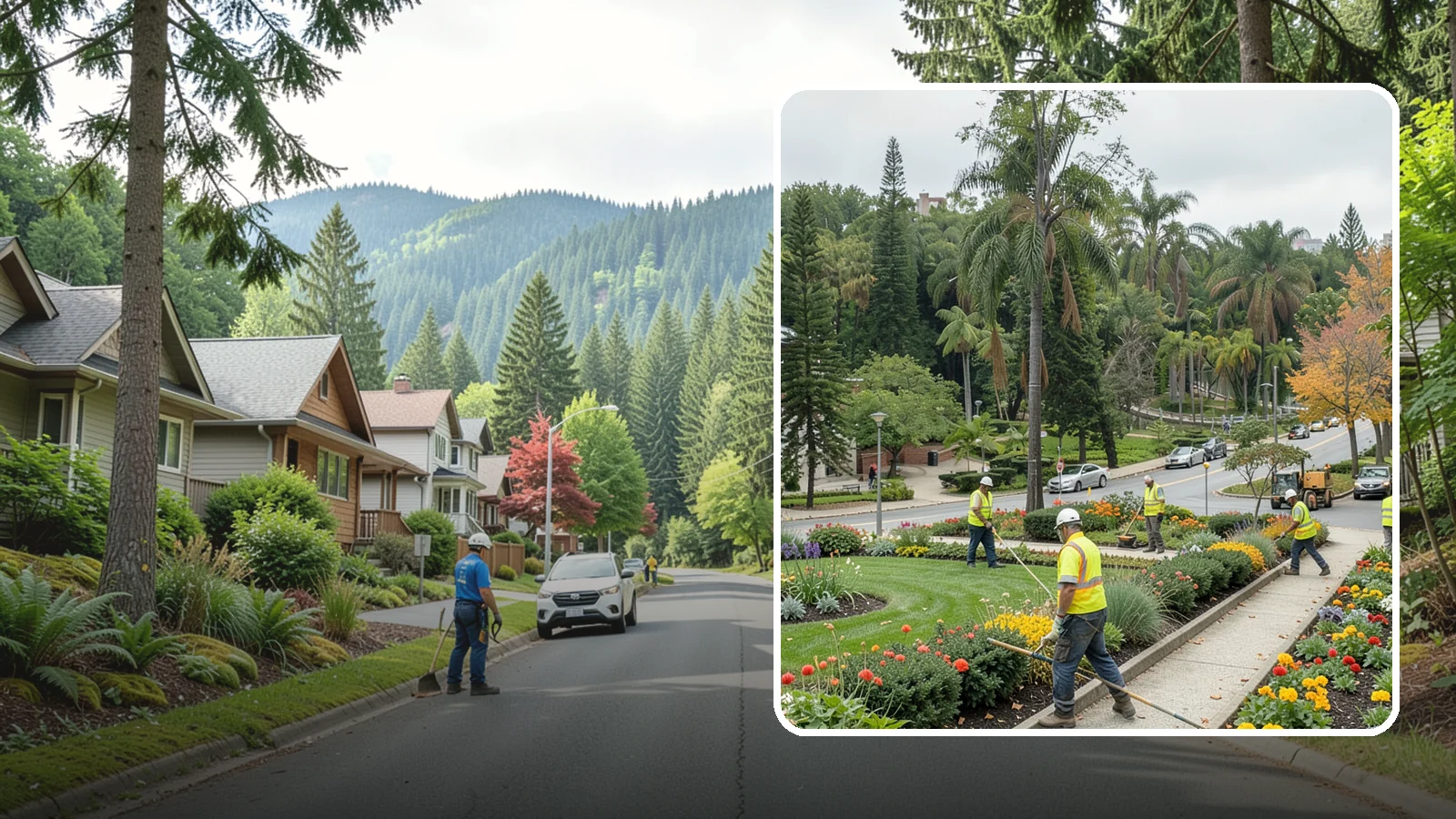 Municipal Flower Program in Darrington, Snohomish County, WA - We design, plant, and maintain seasonal flower displays for downtowns, entries, and civic spaces across Western Washington.