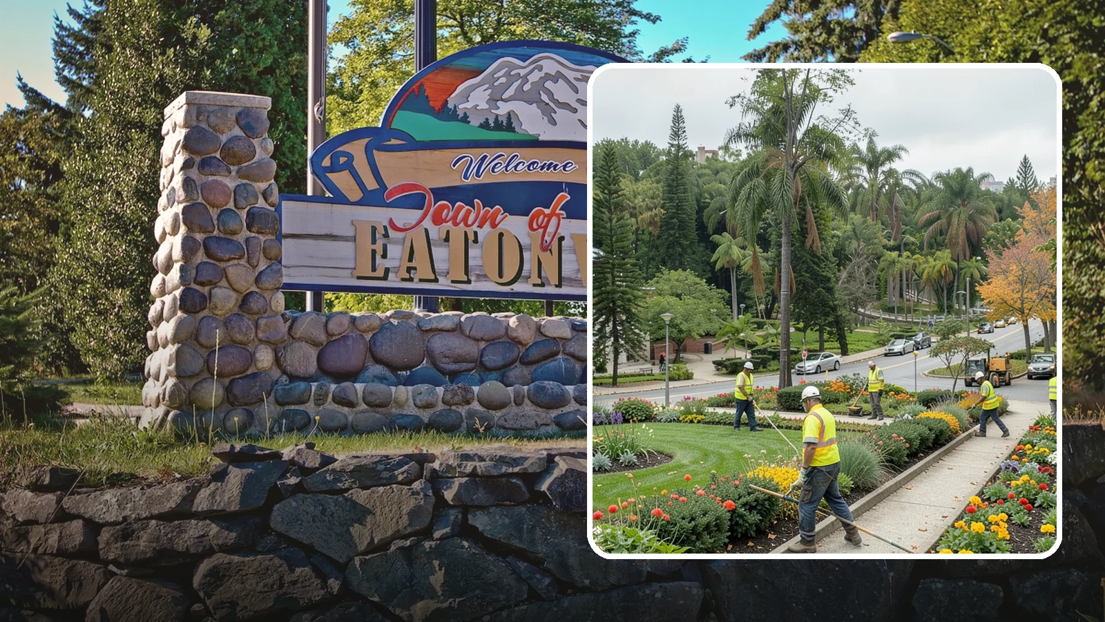 Municipal Flower Program in Eatonville, Pierce County, WA - We design, plant, and maintain seasonal flower displays for downtowns, entries, and civic spaces across Western Washington.