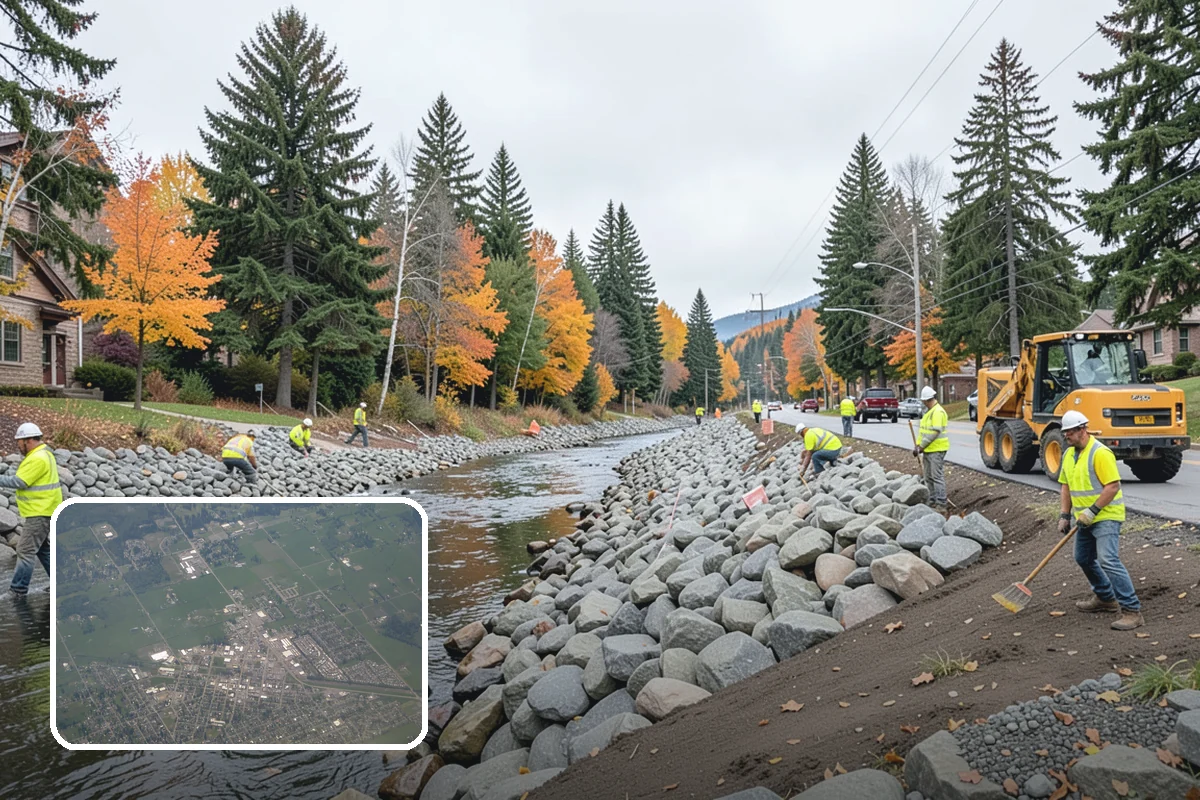 Municipal Flower Program in Enumclaw, King County, WA - Designed seasonal color enhances civic identity and downtown appeal
