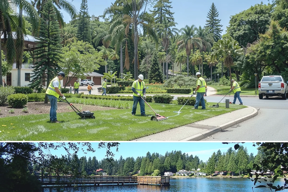 Municipal Flower Program in Federal Way, King County, WA - Displays rotate with the seasons, with spring and summer annuals installed after the last frost and fall and holiday plantings...