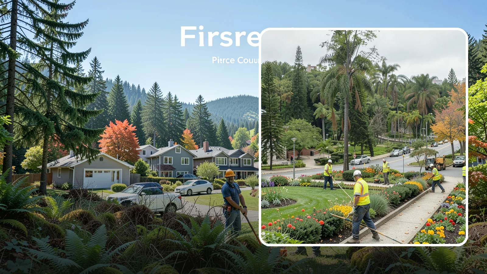 Municipal Flower Program in Fircrest, Pierce County, WA - We design, plant, and maintain seasonal flower displays for downtowns, entries, and civic spaces across Western Washington.