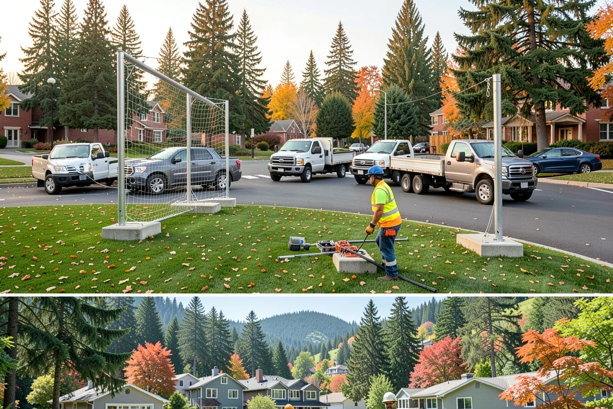Municipal Flower Program in Fircrest, Pierce County, WA - Displays rotate with the seasons, with spring and summer annuals installed after the last frost and fall and holiday plantings...
