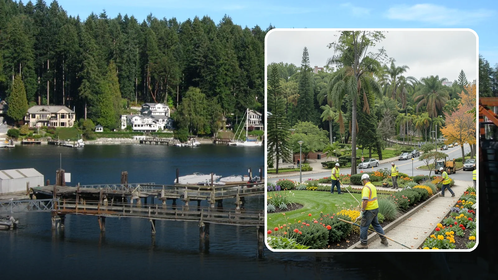 Municipal Flower Program in Gig Harbor, Pierce County, WA - We design, plant, and maintain seasonal flower displays for downtowns, entries, and civic spaces across Western Washington.