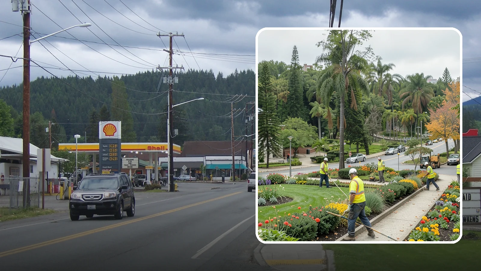 Municipal Flower Program in Granite Falls, Snohomish County, WA - We design, plant, and maintain seasonal flower displays for downtowns, entries, and civic spaces across Western Washington.