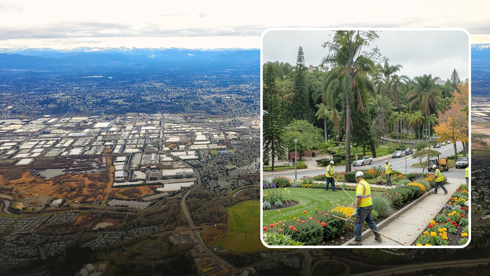 Municipal Flower Program in Kent, King County, WA - We design, plant, and maintain seasonal flower displays for downtowns, entries, and civic spaces across Western Washington.