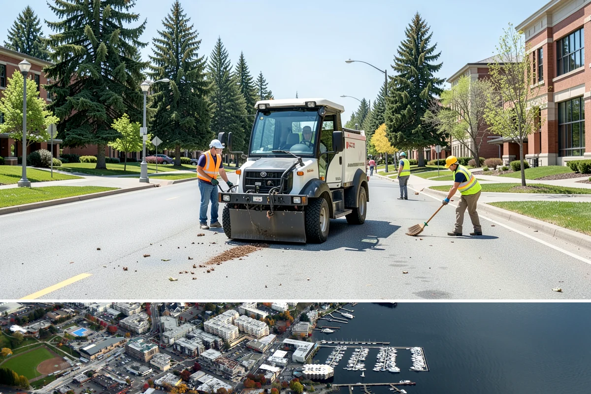 Municipal Flower Program in Kirkland, King County, WA - Displays rotate with the seasons, with spring and summer annuals installed after the last frost and fall and holiday plantings...