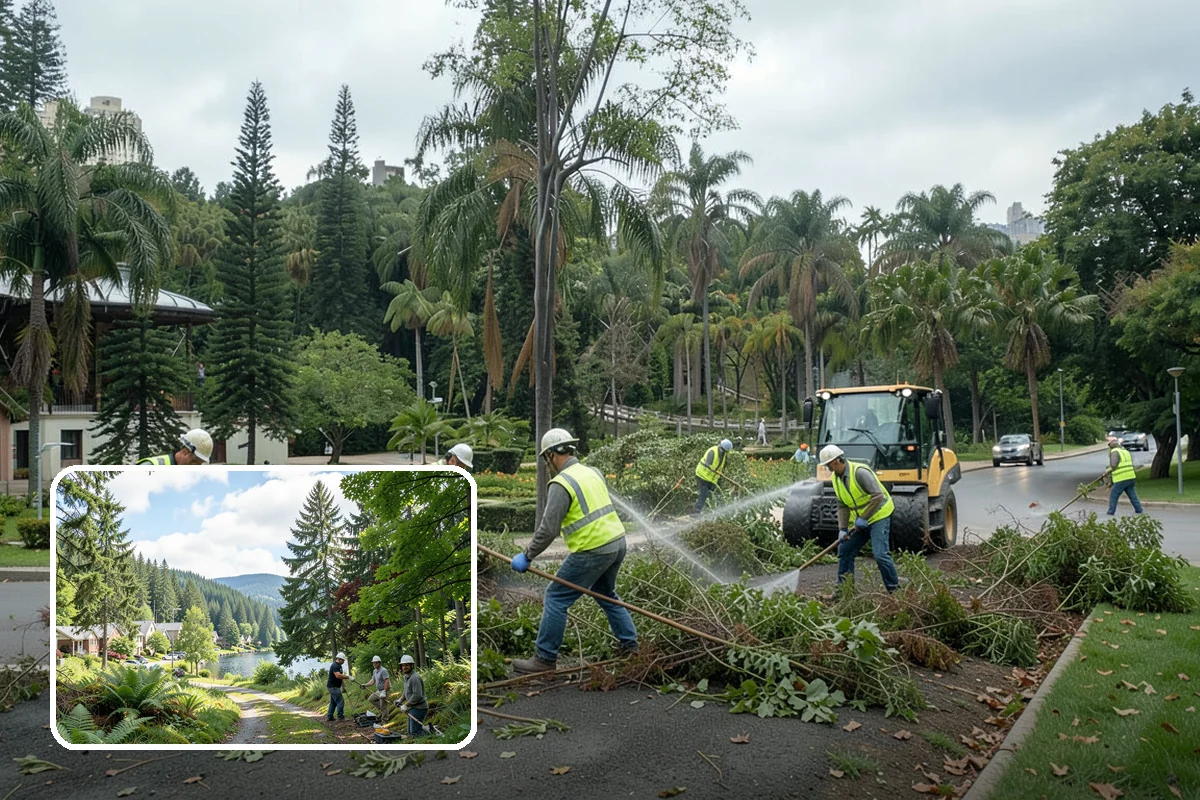 Municipal Flower Program in Lake Forest Park, King County, WA - Designed seasonal color enhances civic identity and downtown appeal