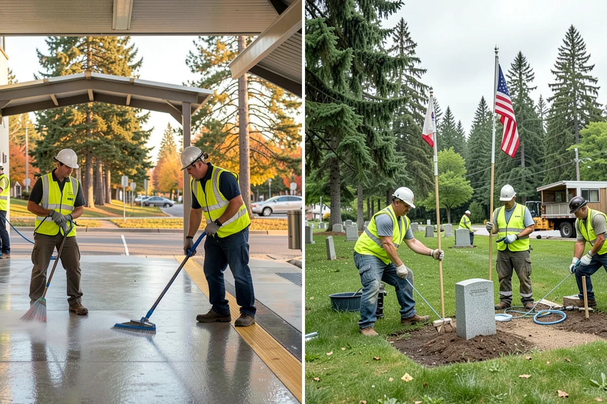 Municipal Flower Program in Lake Forest Park, King County, WA - We design seasonal color schemes and confirm locations and containers