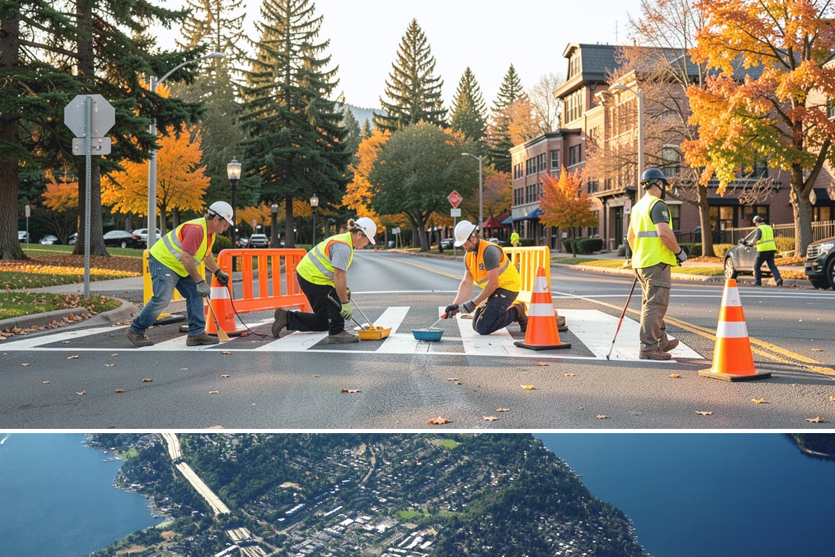 Municipal Flower Program in Mercer Island, King County, WA - Displays rotate with the seasons, with spring and summer annuals installed after the last frost and fall and holiday plantings...