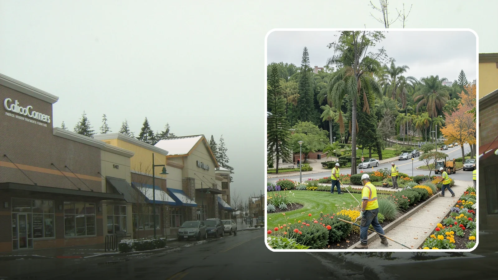 Municipal Flower Program in Mill Creek, Snohomish County, WA - We design, plant, and maintain seasonal flower displays for downtowns, entries, and civic spaces across Western Washington.