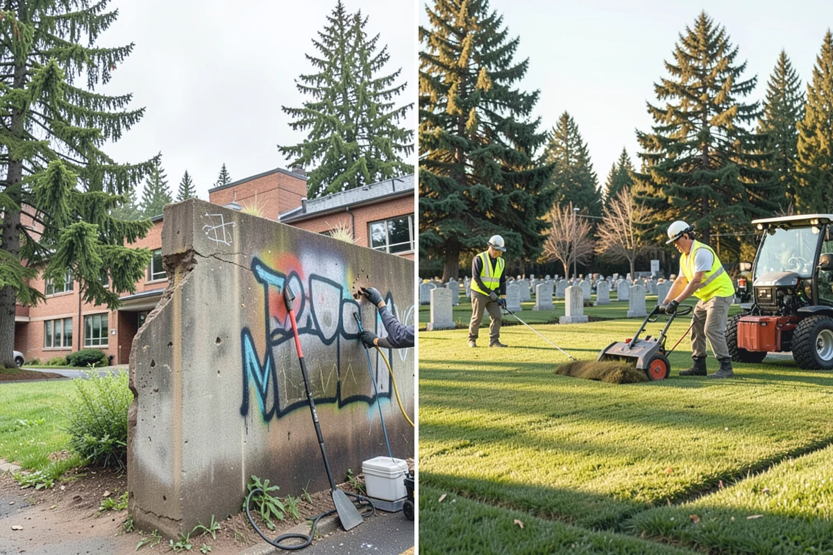 Municipal Flower Program in Roy, Pierce County, WA - We design seasonal color schemes and confirm locations and containers