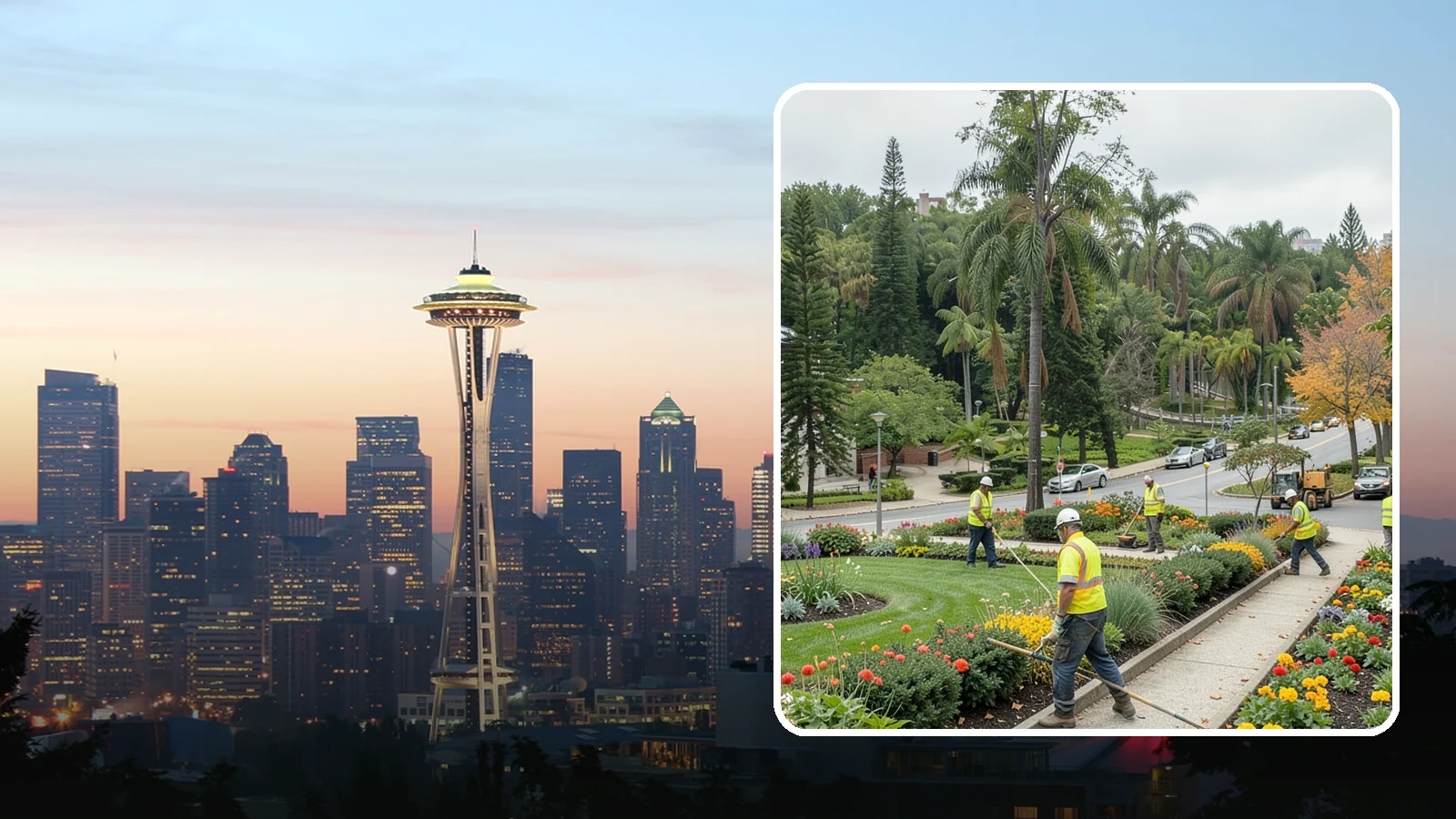 Municipal Flower Program in Seattle, King County, WA - We design, plant, and maintain seasonal flower displays for downtowns, entries, and civic spaces across Western Washington.