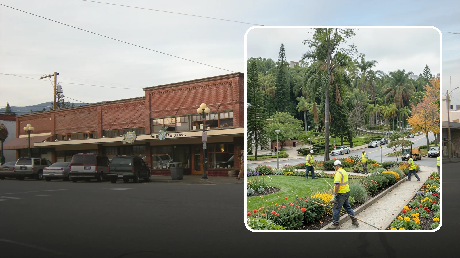 Municipal Flower Program in Sedro-Woolley, Skagit County, WA - We design, plant, and maintain seasonal flower displays for downtowns, entries, and civic spaces across Western Washington.