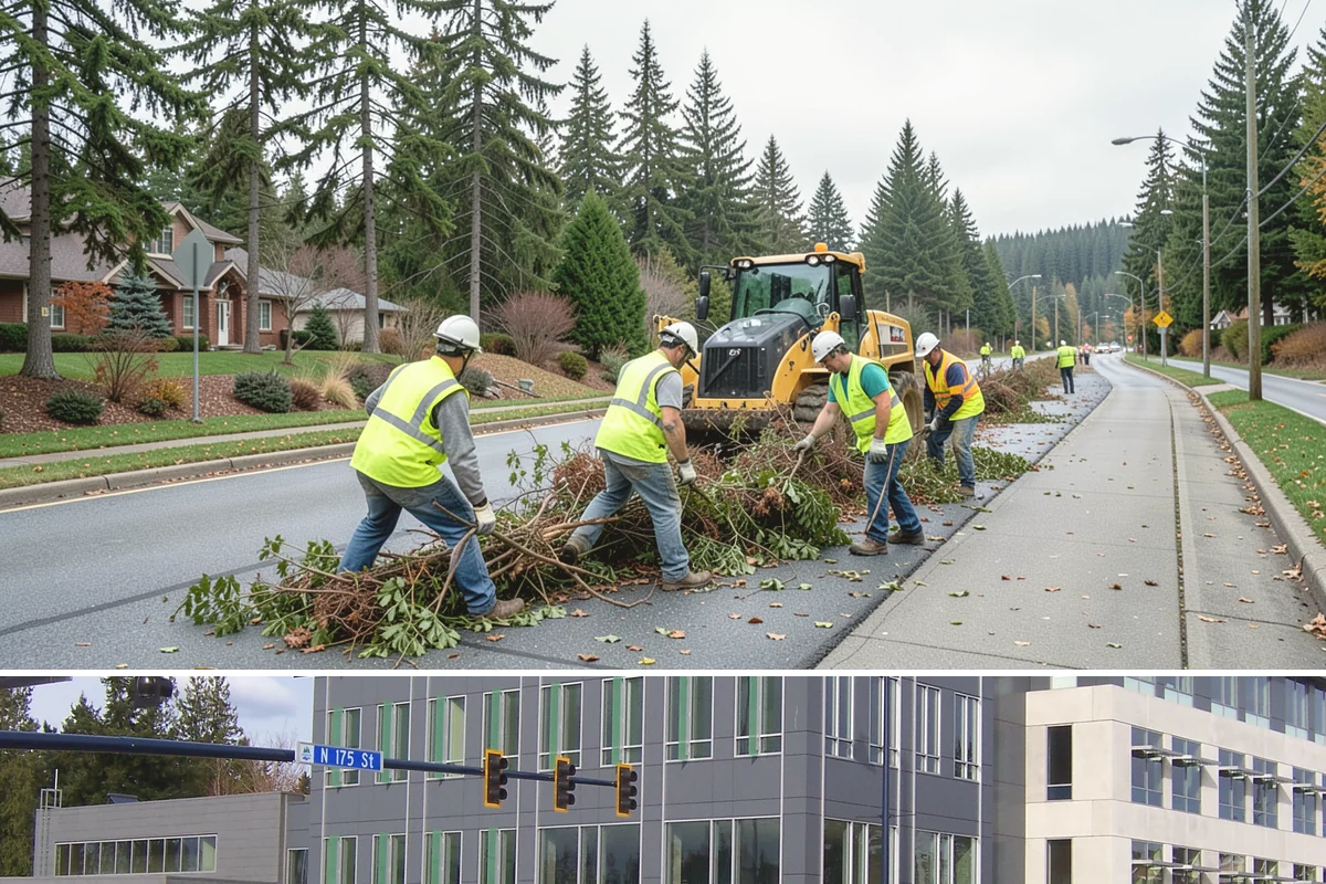 Municipal Flower Program in Shoreline, King County, WA - Displays rotate with the seasons, with spring and summer annuals installed after the last frost and fall and holiday plantings...