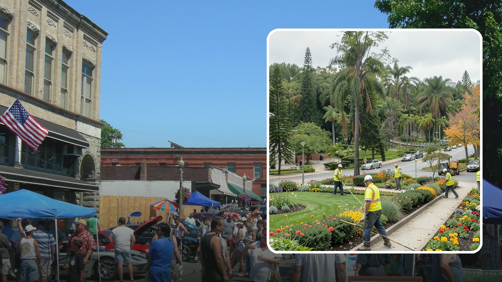 Municipal Flower Program in Snohomish, Snohomish County, WA - We design, plant, and maintain seasonal flower displays for downtowns, entries, and civic spaces across Western Washington.