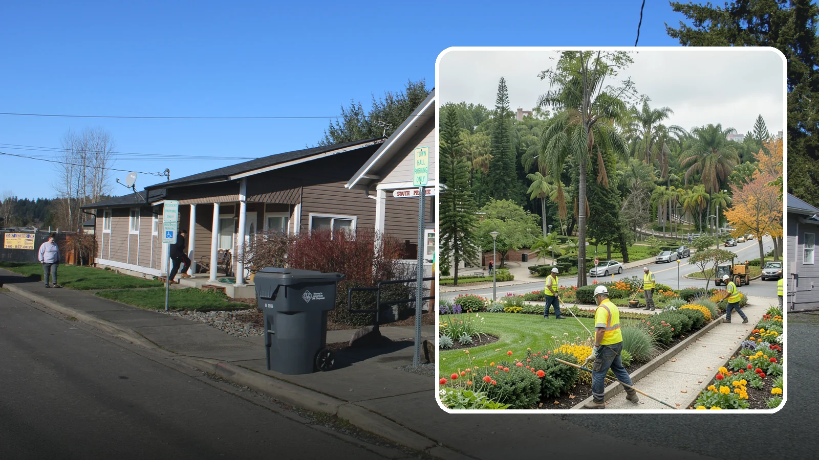 Municipal Flower Program in South Prairie, Pierce County, WA - We design, plant, and maintain seasonal flower displays for downtowns, entries, and civic spaces across Western Washington.