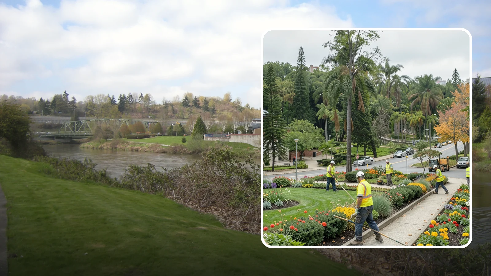 Municipal Flower Program in Tukwila, King County, WA - We design, plant, and maintain seasonal flower displays for downtowns, entries, and civic spaces across Western Washington.