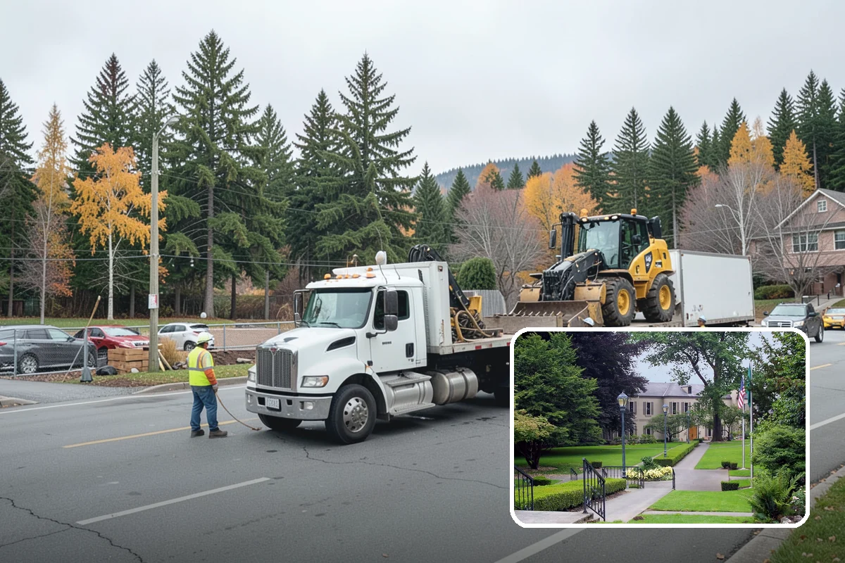 Municipal Flower Program in Woodinville, King County, WA - Designed seasonal color enhances civic identity and downtown appeal