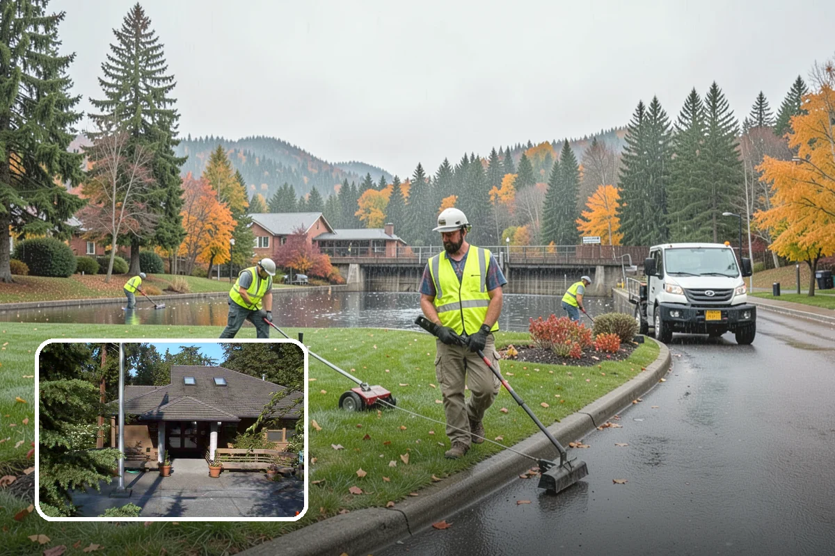 Municipal Flower Program in Yarrow Point, King County, WA - Designed seasonal color enhances civic identity and downtown appeal