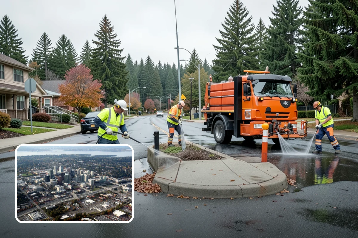 Municipal Graffiti Removal in Bellevue, King County, WA - Fast removal deters repeat tagging and blight