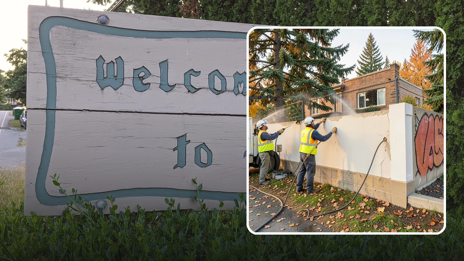 Municipal Graffiti Removal in Brier, Snohomish County, WA - We remove graffiti from public surfaces quickly using pressure, chemical, and coating methods for Western Washington...
