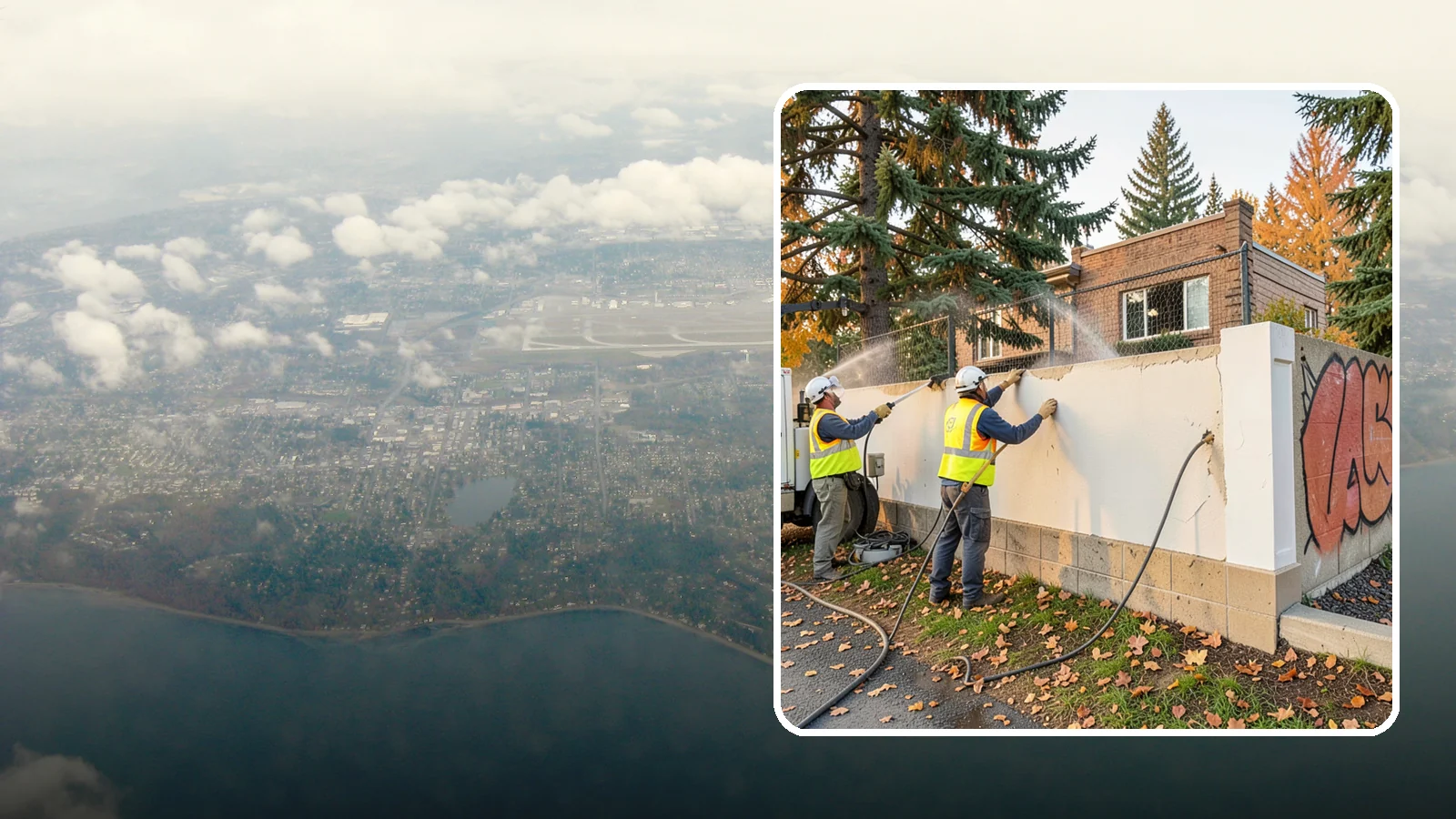 Municipal Graffiti Removal in Burien, King County, WA - We remove graffiti from public surfaces quickly using pressure, chemical, and coating methods for Western Washington...