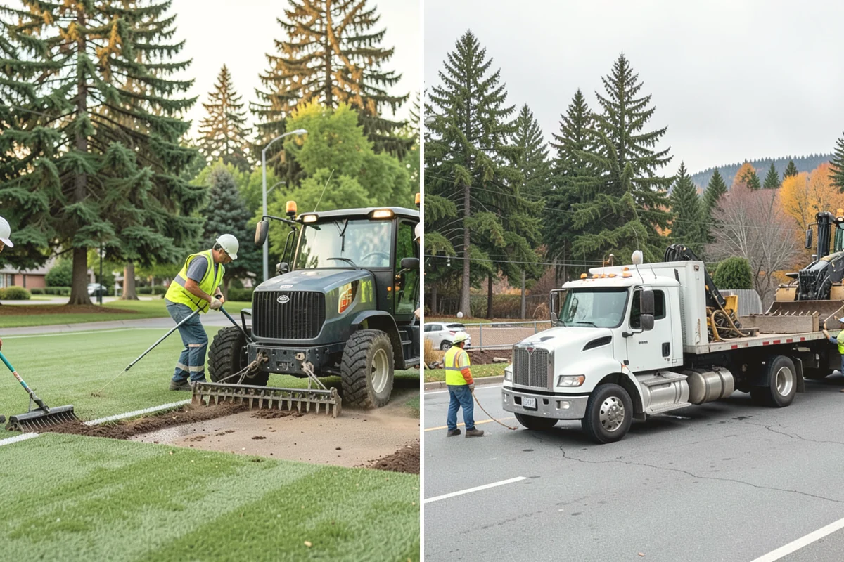 Municipal Graffiti Removal in Burien, King County, WA - A report or route identifies tagged surfaces for removal