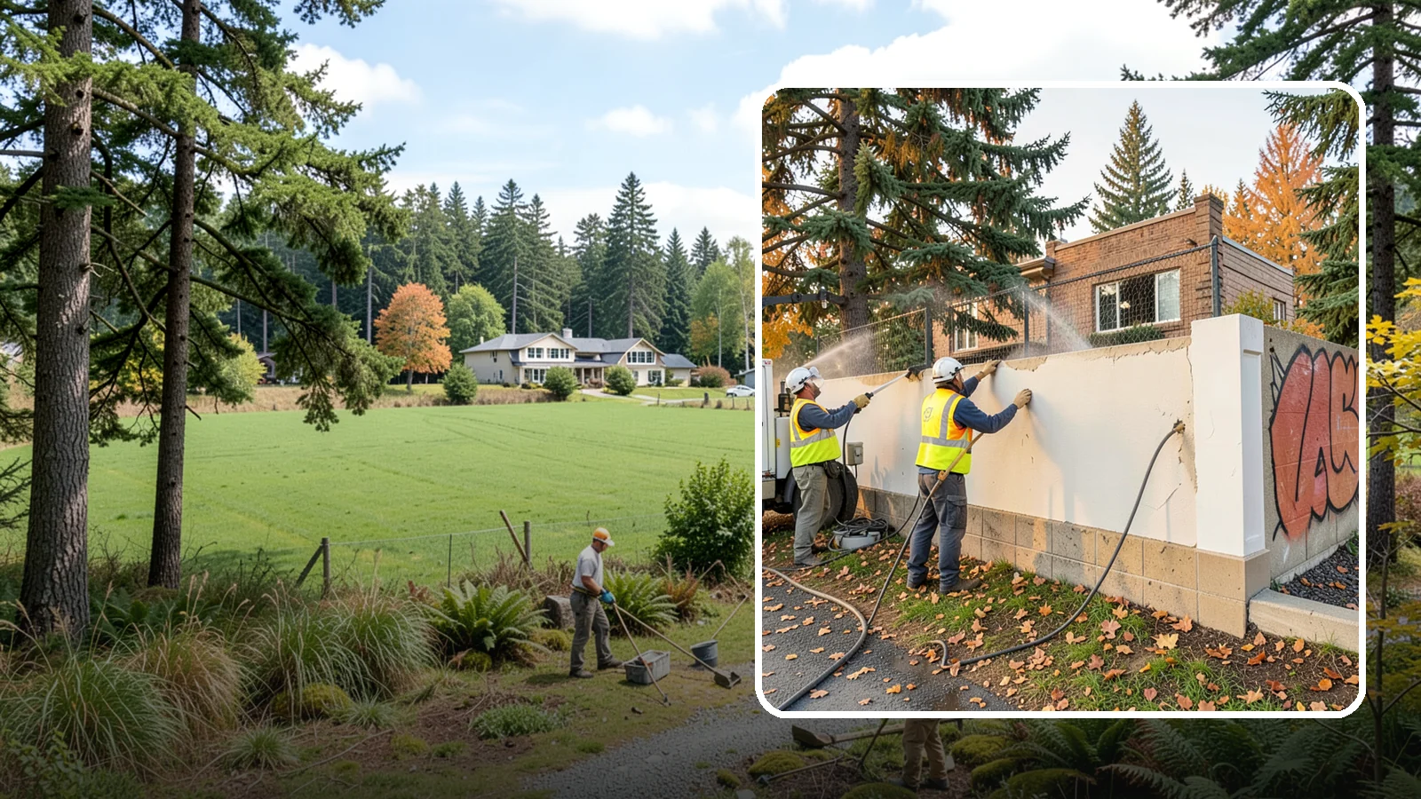 Municipal Graffiti Removal in Lyman, Skagit County, WA - We remove graffiti from public surfaces quickly using pressure, chemical, and coating methods for Western Washington...