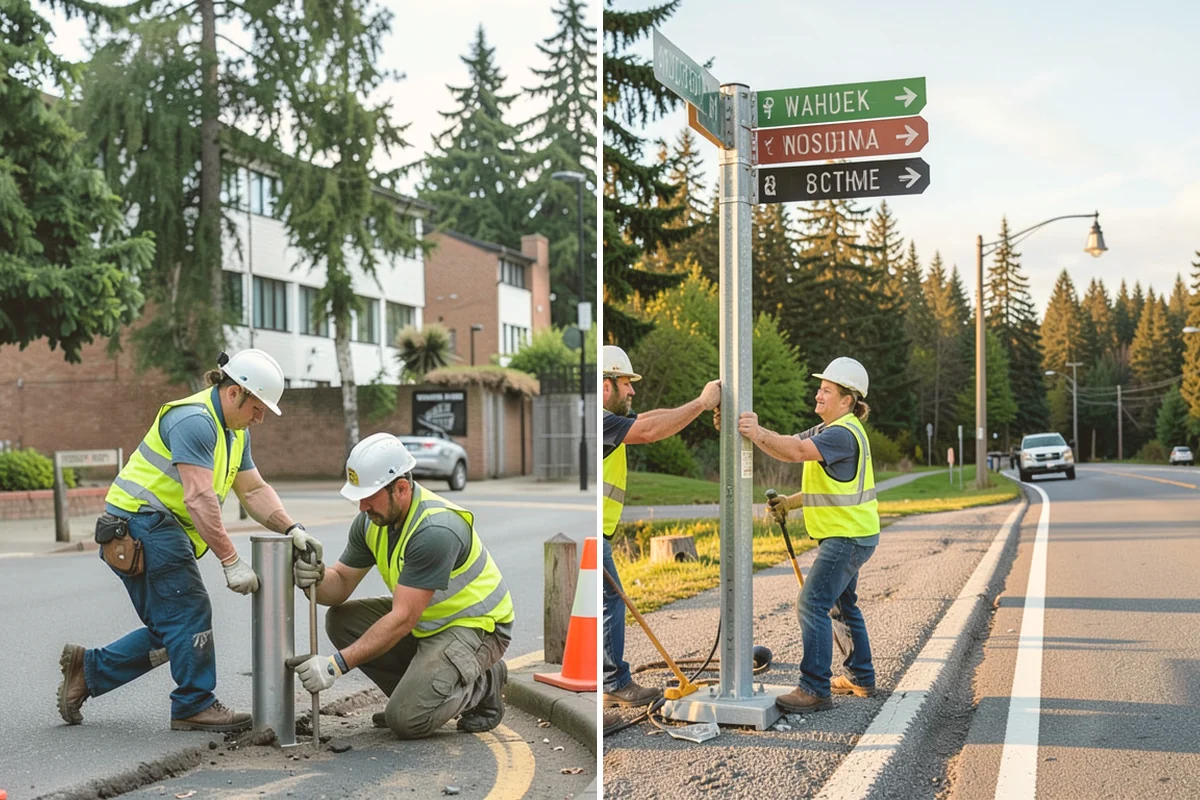 Municipal Graffiti Removal in Lynnwood, Snohomish County, WA - A report or route identifies tagged surfaces for removal
