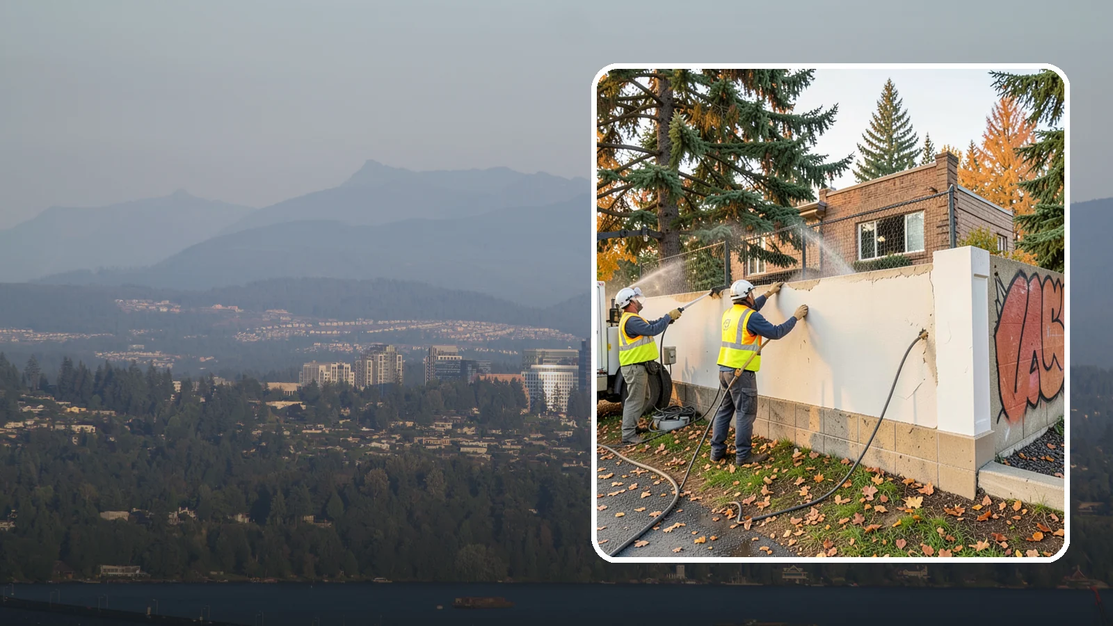 Municipal Graffiti Removal in Medina, King County, WA - We remove graffiti from public surfaces quickly using pressure, chemical, and coating methods for Western Washington...