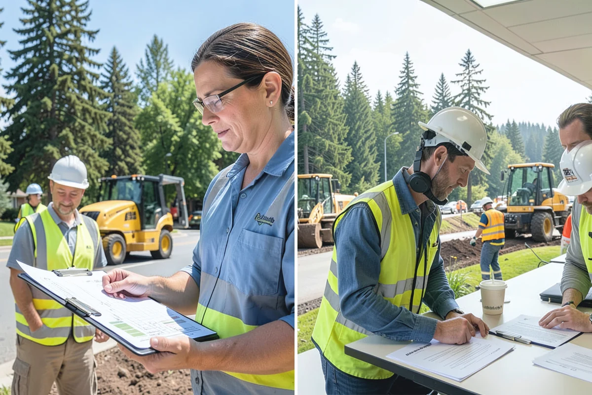 Municipal Graffiti Removal in Medina, King County, WA - A report or route identifies tagged surfaces for removal