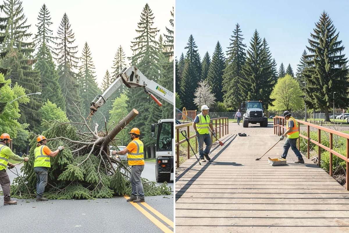 Municipal Graffiti Removal in Mill Creek, Snohomish County, WA - A report or route identifies tagged surfaces for removal