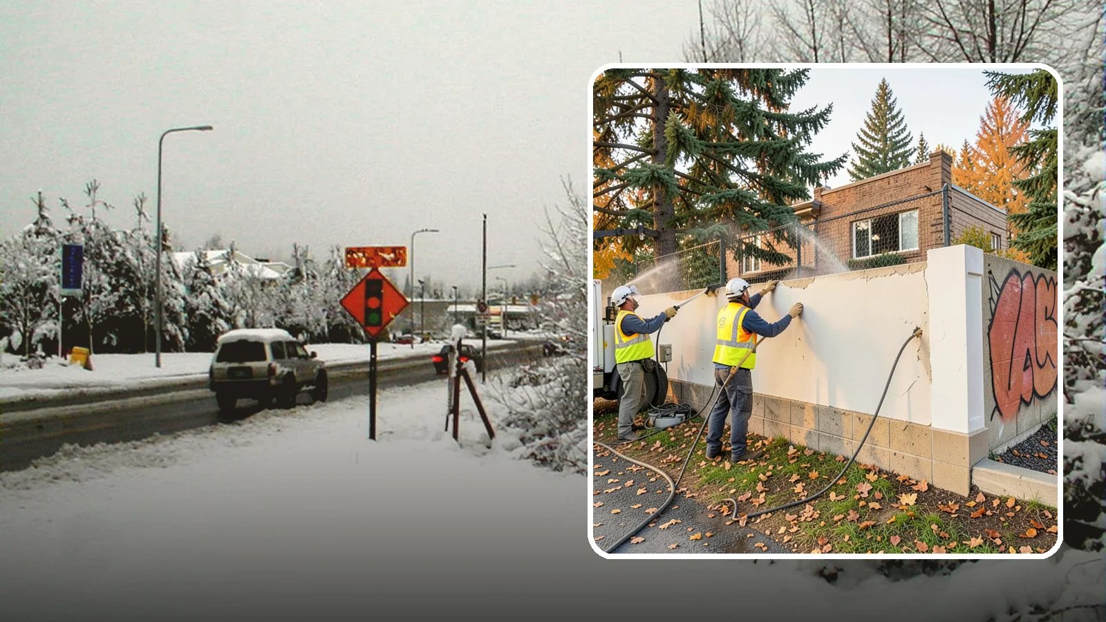 Municipal Graffiti Removal in Newcastle, King County, WA - We remove graffiti from public surfaces quickly using pressure, chemical, and coating methods for Western Washington...