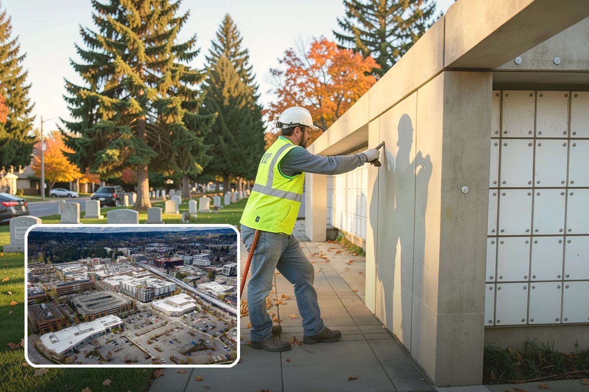 Municipal Graffiti Removal in Redmond, King County, WA - Fast removal deters repeat tagging and blight
