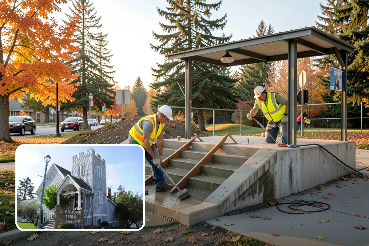 Municipal Graffiti Removal in Steilacoom, Pierce County, WA - Fast removal deters repeat tagging and blight