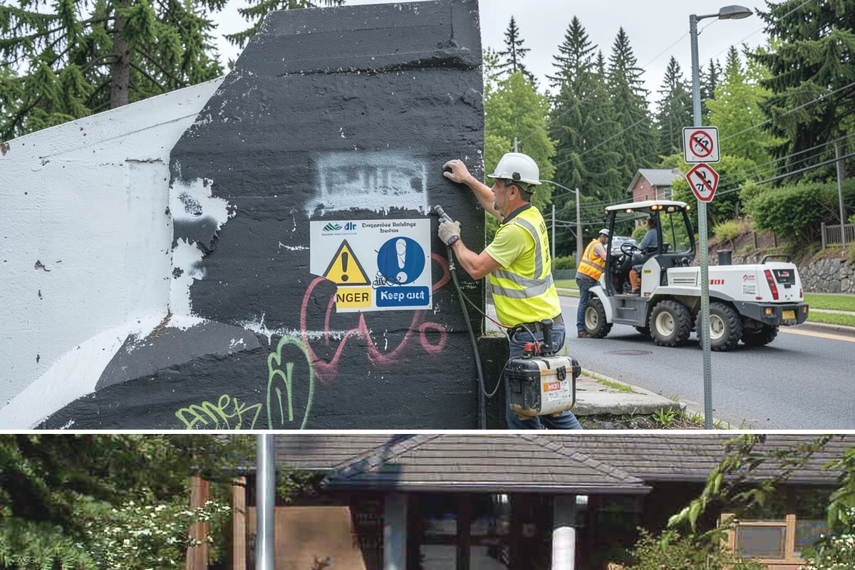 Municipal Graffiti Removal in Yarrow Point, King County, WA - Graffiti removal proceeds year-round, with the fastest response prioritized to prevent tags from lingering and attracting further...