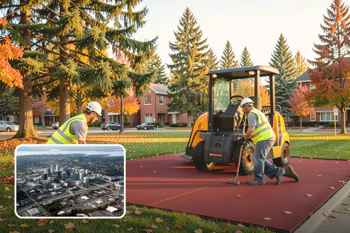 Municipal Grounds Maintenance in Bellevue, King County, WA - Consolidated contracting reduces administrative overhead for staff