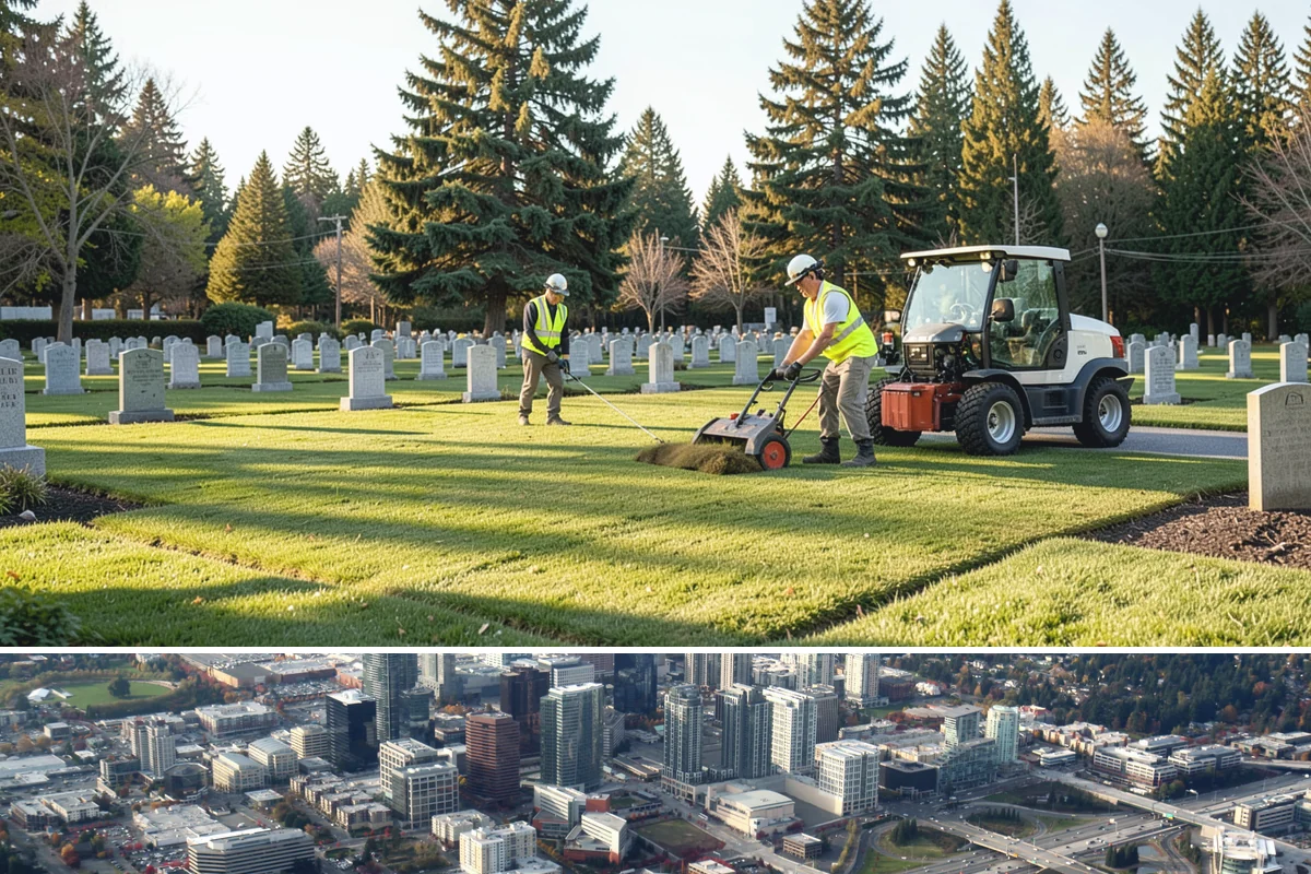 Municipal Grounds Maintenance in Bellevue, King County, WA - Maintenance intensity peaks in the spring-to-fall growing season, with reduced winter visits focused on cleanup, pruning, and...