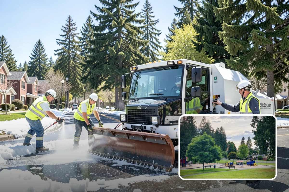 Municipal Grounds Maintenance in Bonney Lake, Pierce County, WA - Consolidated contracting reduces administrative overhead for staff