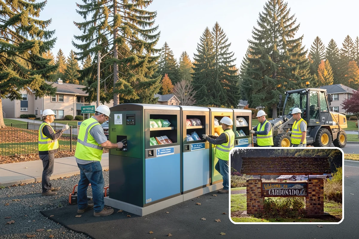 Municipal Grounds Maintenance in Carbonado, Pierce County, WA - Consolidated contracting reduces administrative overhead for staff