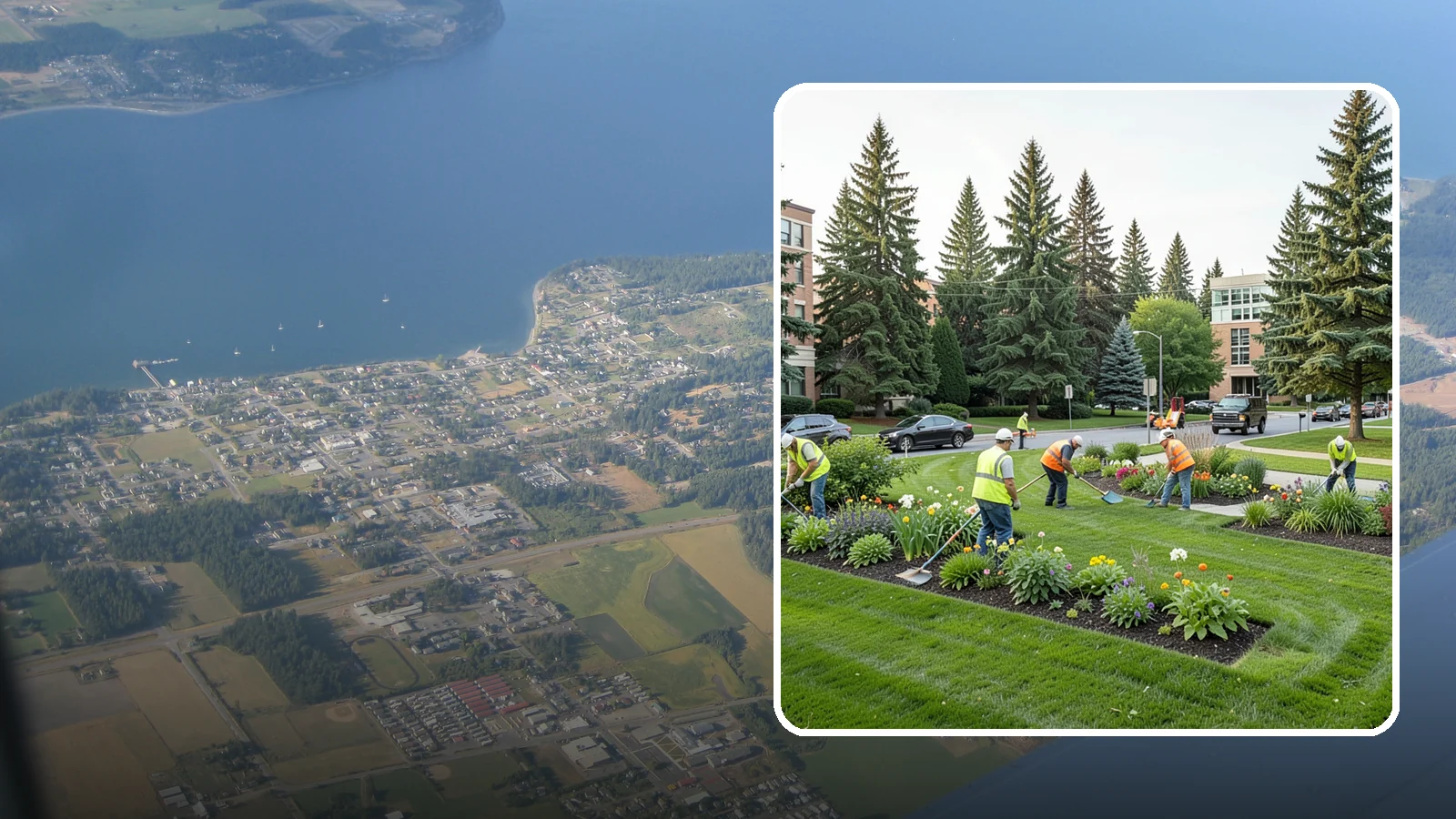 Municipal Grounds Maintenance in Coupeville, Island County, WA - We provide full-service grounds maintenance for public facilities, campuses, and civic sites under contract for Western...