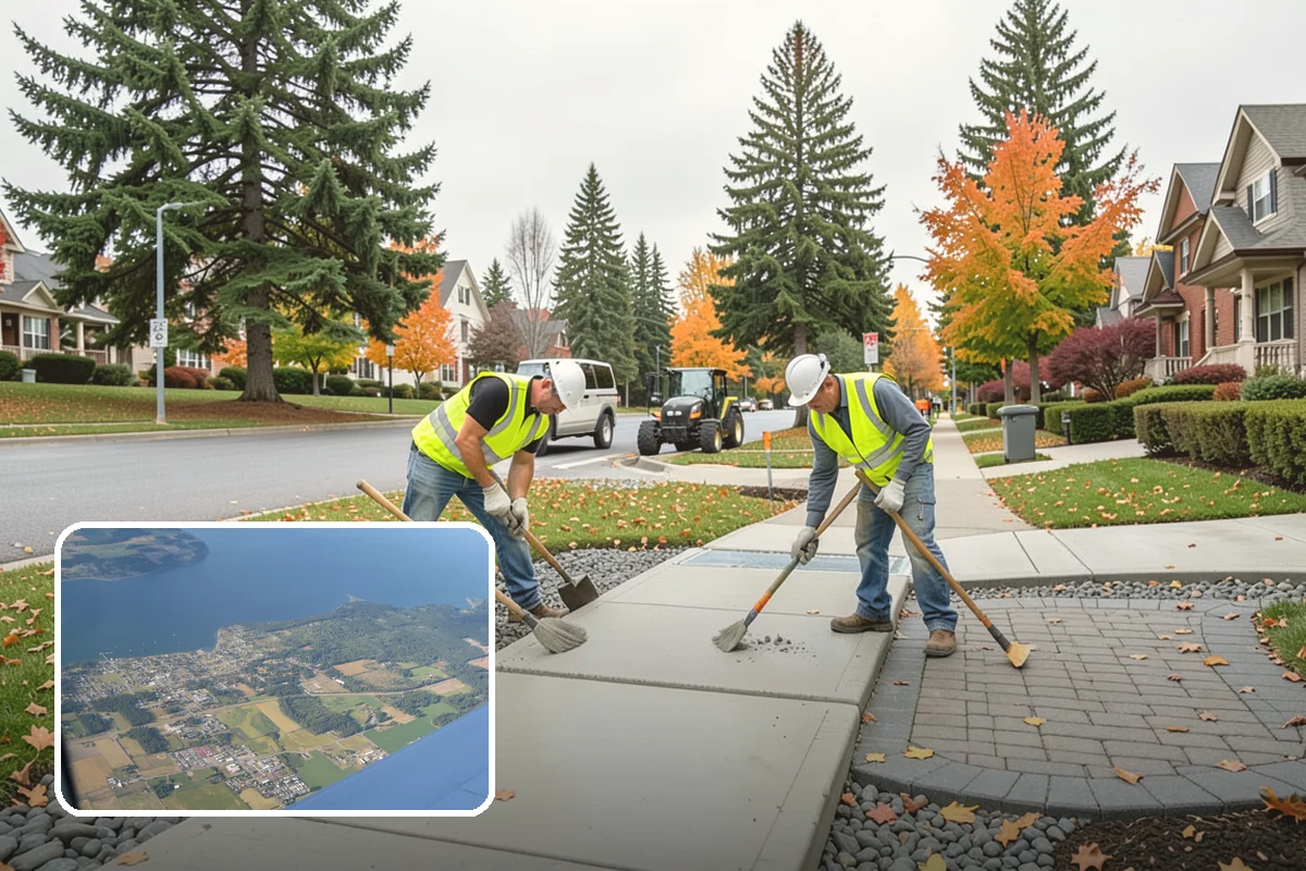 Municipal Grounds Maintenance in Coupeville, Island County, WA - Consolidated contracting reduces administrative overhead for staff